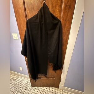 Loro Piana Black Cashmere Shawl